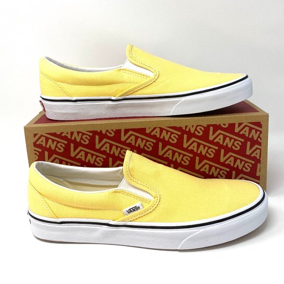 Vans Shoes - VANS Classic Slip-On Golden Casual Yellow Canvas Shoes Women's Size VN0A4U38WL6